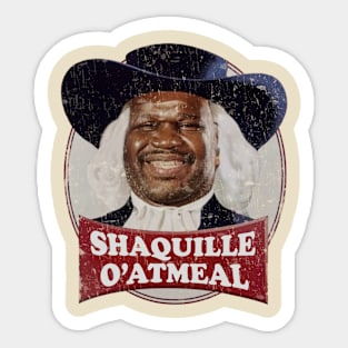 Vintage Shaquille Oatmeal meme Sticker